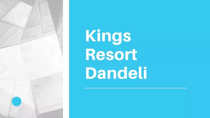 kings resort dandeli