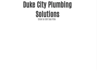 Duke City Plumbing Solutions