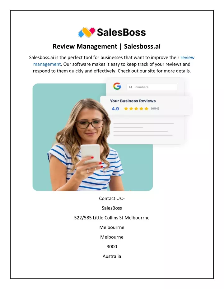 review management salesboss ai