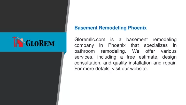 basement remodeling phoenix gloremllc