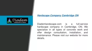hardscape company cambridge on diademlandscape