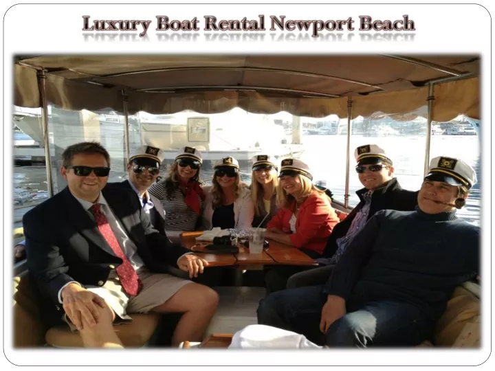 luxury boat rental newport beach