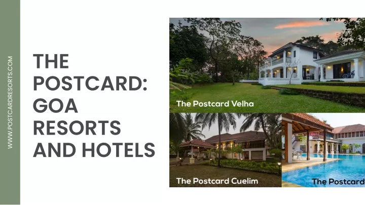 the postcard goa resorts and hotels