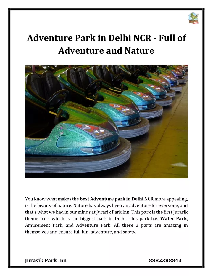 adventure park in delhi ncr full of adventure