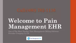 Updated Version Pain Management Billing Software System