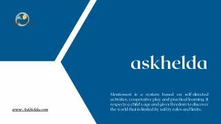 Montessori Courses | Askhelda.com