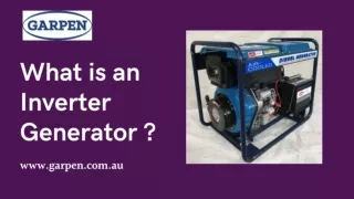 What is an Inverter Generator?