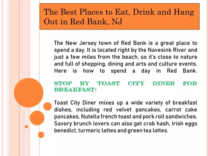 the best places to eat drink and hang