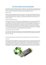 Pen drive data recovery download - slide 1