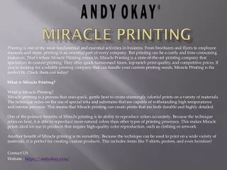 Miracle Printing