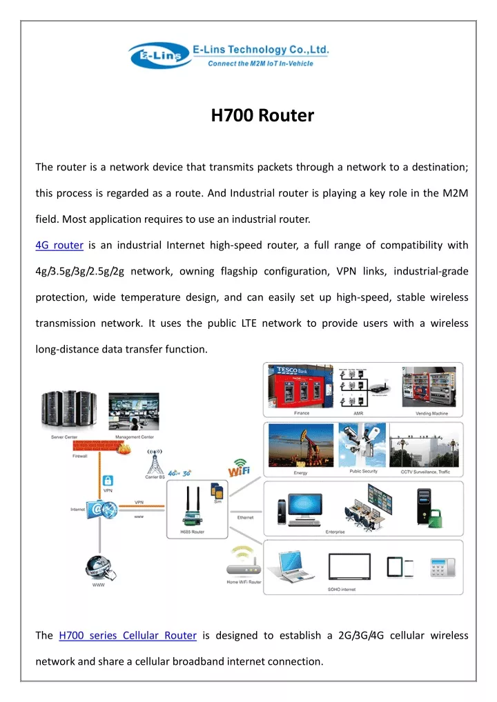 h700 router
