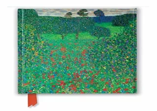 (PDF/DOWNLOAD) Gustav Klimt: Poppy Field (Foiled Journal) (Flame Tree Notebooks)