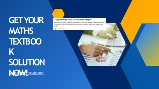 g e t y o u r maths t e x t b oo k solution now
