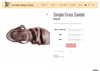 Buy The Cross Sandal Online in Australia