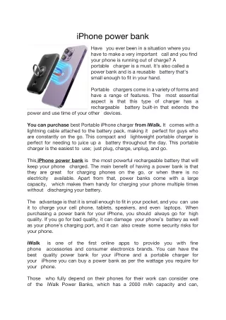 iphone power bank