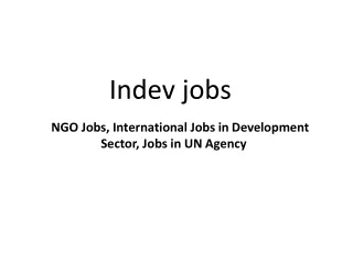 NGO Jobs, International Jobs in Development Sector, Jobs in UN Agency