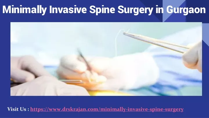 minimally invasive spine surgery in gurgaon