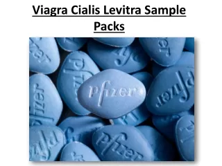 Viagra Cialis Levitra Sample Packs