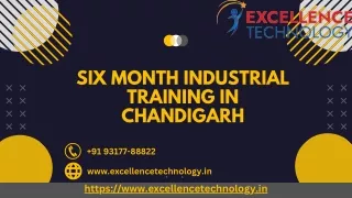 Six Month industrial Training in Chandigarh
