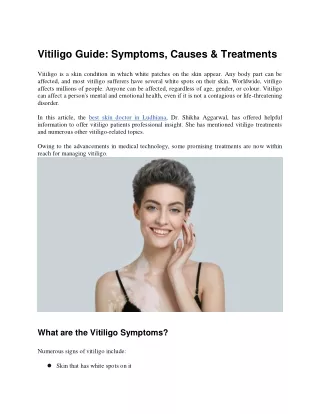 Vitiligo Guide_ Symptoms, Causes & Treatments