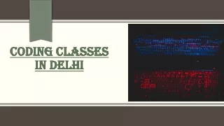Coding classes in Delhi