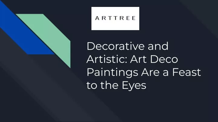 decorative and artistic art deco paintings