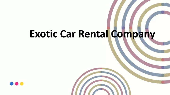 exotic car rental company