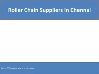 chain sprocket dealers in chhennai