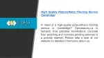 High Quality Polyurethane Flooring Service Cambridge  Cipkarepoxy.ca - slide 1