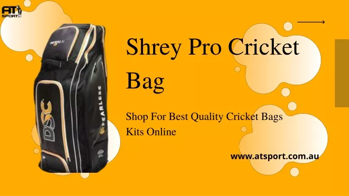 shrey pro cricket bag