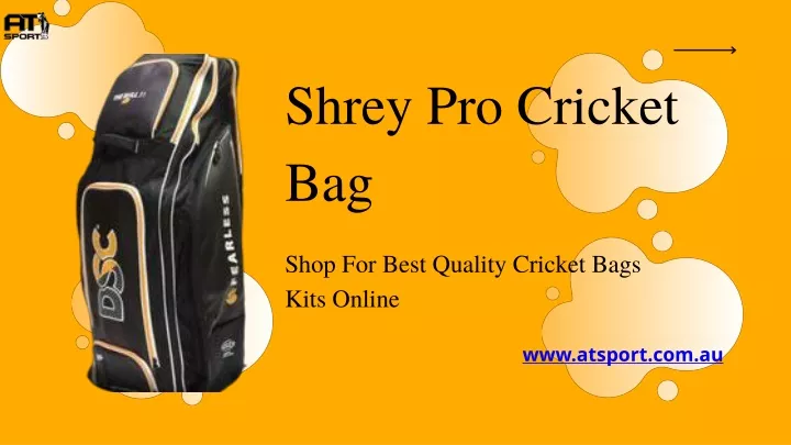 shrey pro cricket bag