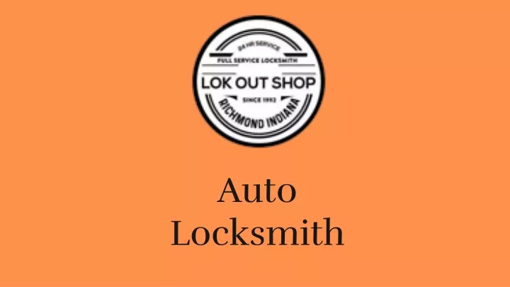 auto locksmith