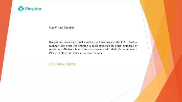 uae virtual number ringstar io provides virtual