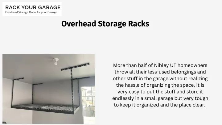 overhead storage racks