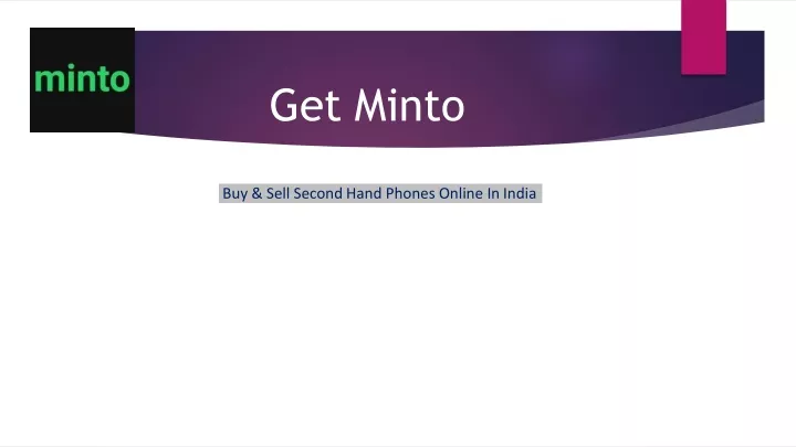 get minto