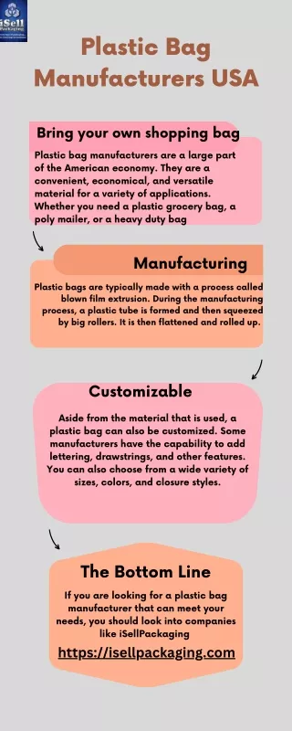 Plastic Bag Manufacturers USA