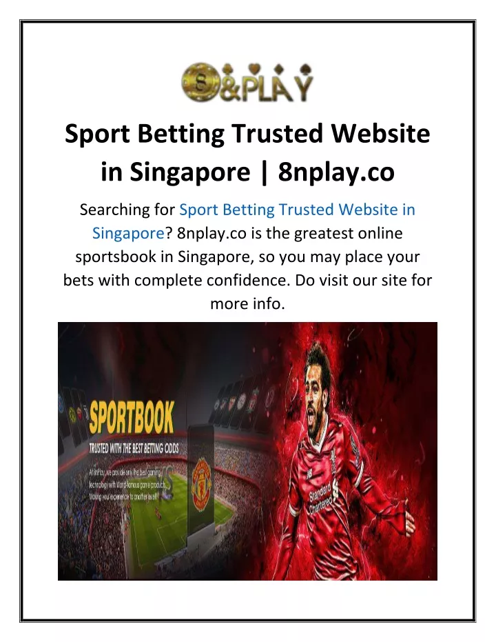 sport betting trusted website in singapore 8nplay