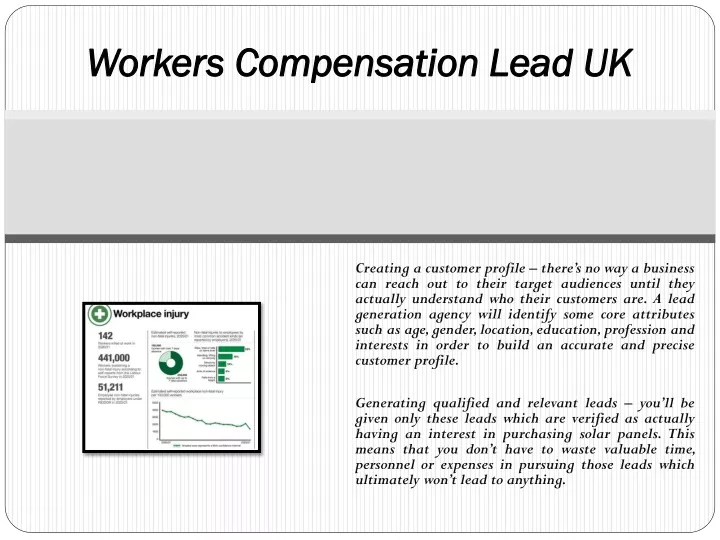 workers compensation lead uk