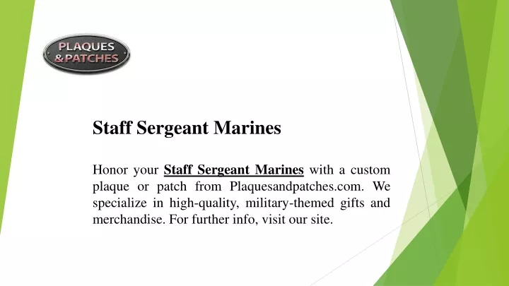 staff sergeant marines