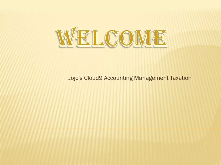 jojo s cloud9 accounting management taxation