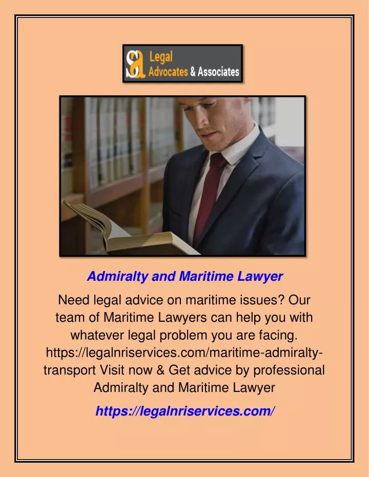 admiralty and maritime lawyer