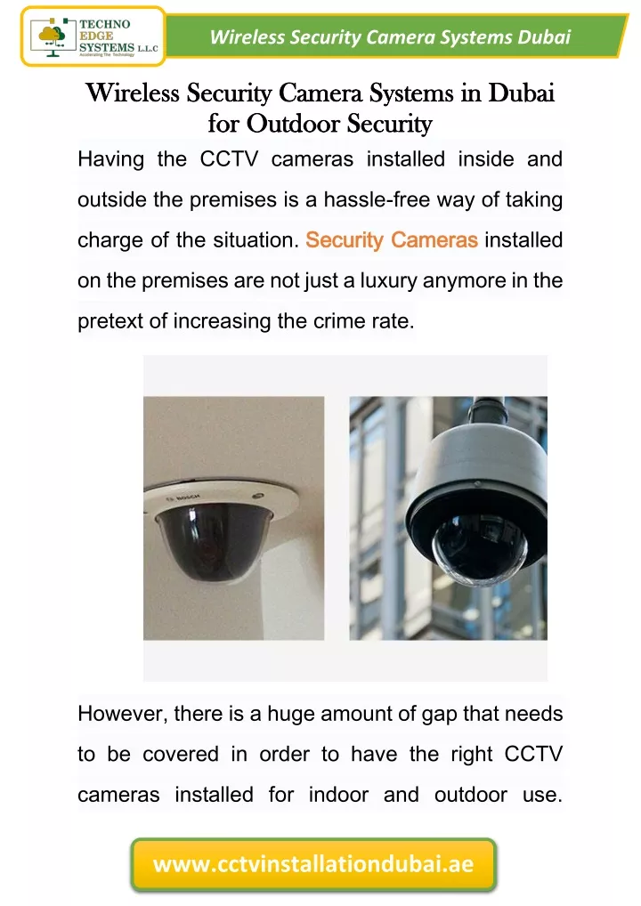 wireless security camera systems dubai