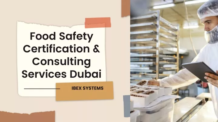 food safety certification consulting services dubai