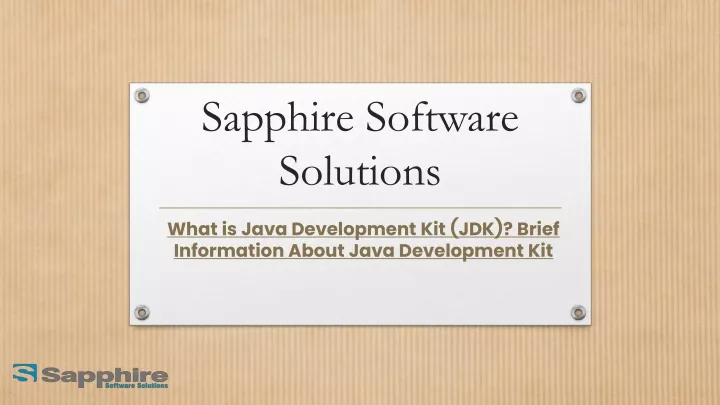 sapphire software solutions