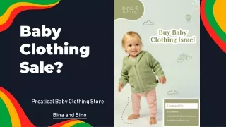 Baby Clothing Sale