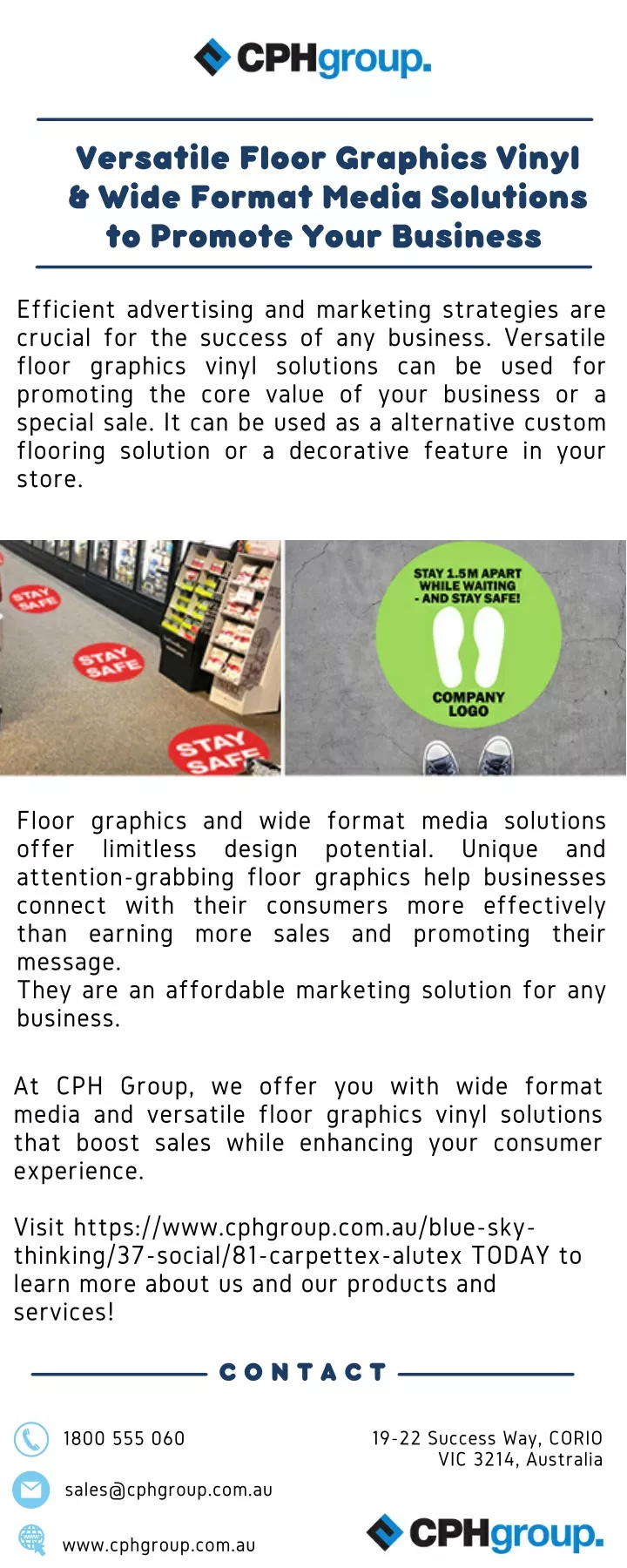 versatile floor graphics vinyl wide format media