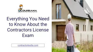 everything you need to know about the contractors