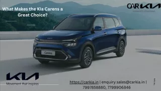 Kia Carens Price in Hyderabad