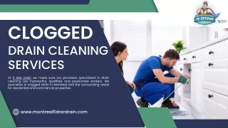 Clogged Drain Cleaning Services