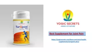 best supplement for joint pain